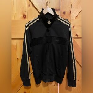 Rare 2003 suede adidas track jacket
